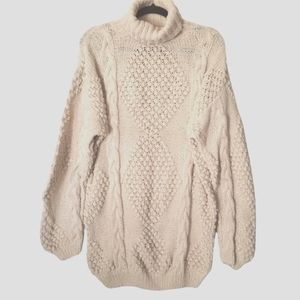 Silk Club 100% Silk Textured Sweater Size L